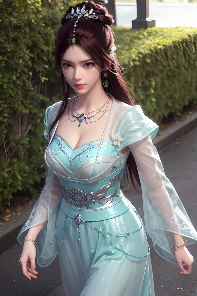 完美世界-叶倾仙 - AI美女写真