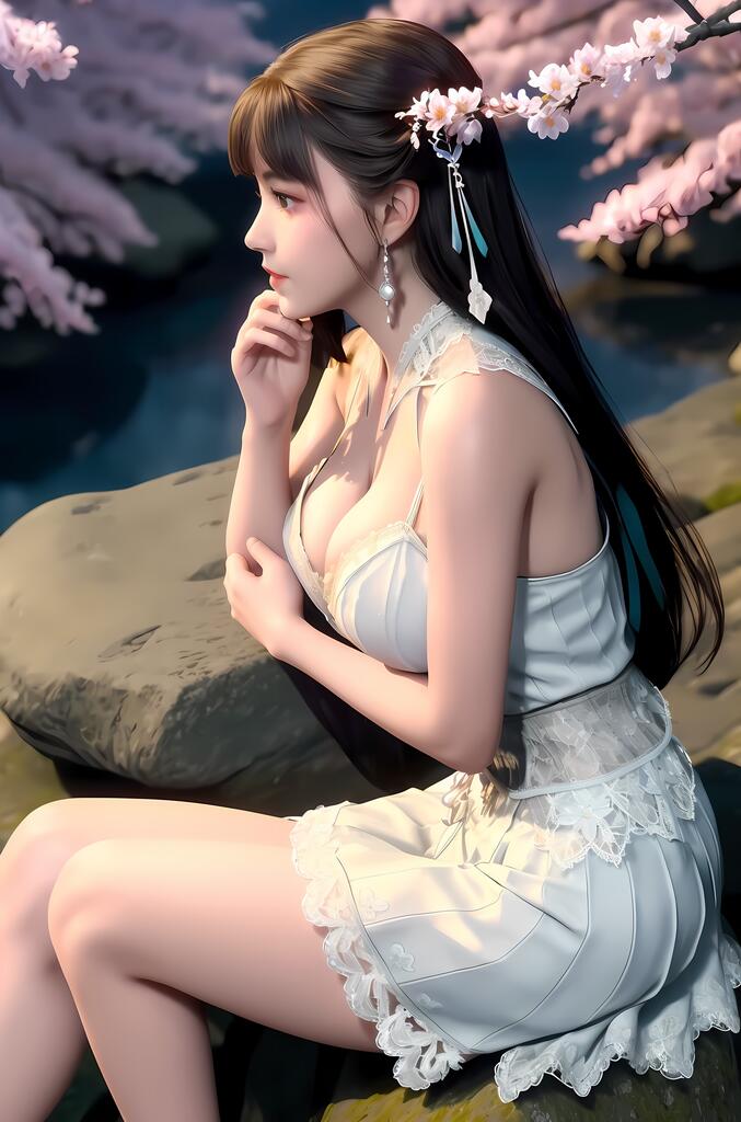 师兄师兄-蓝灵娥 - AI美女写真