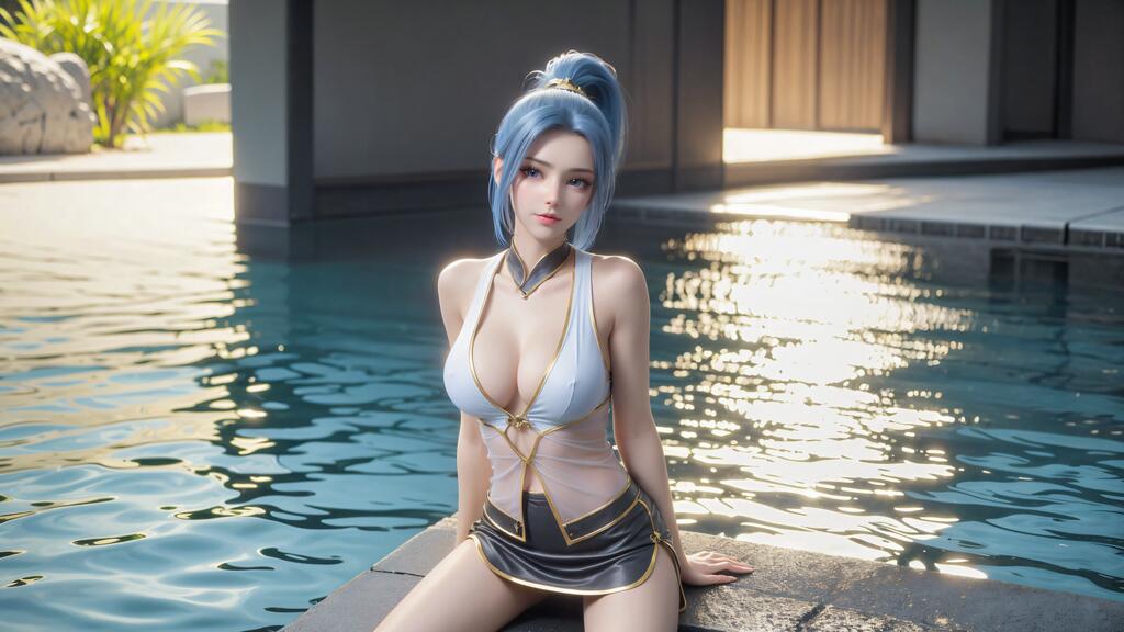 斗破苍穹-韩月 - AI美女写真