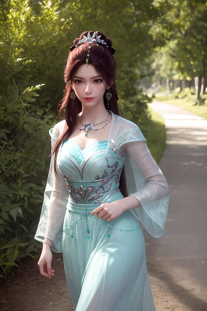 完美世界-叶倾仙 - AI美女写真