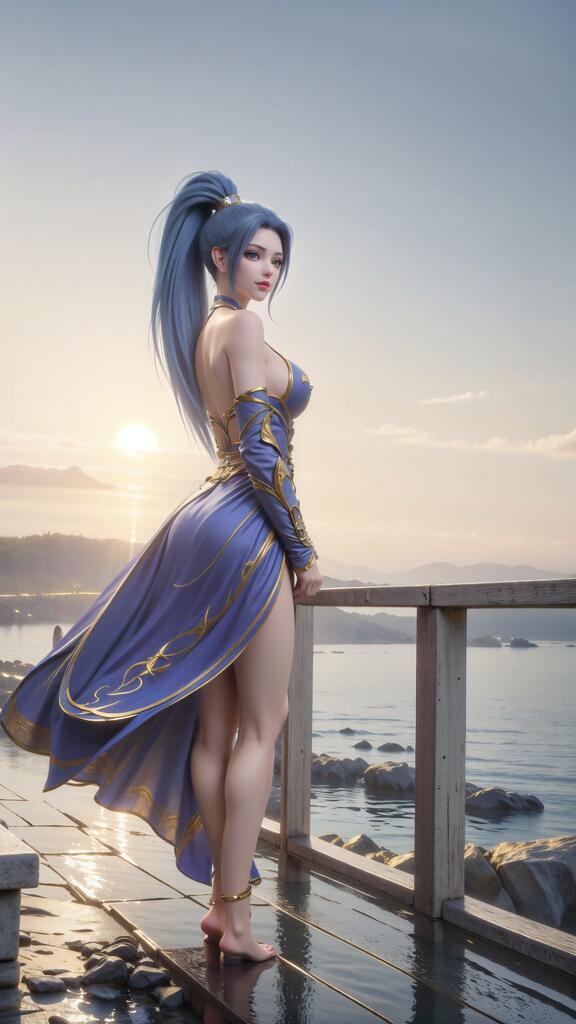 斗破苍穹-韩月 - AI美女写真