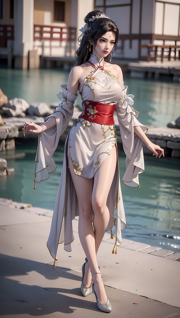 完美世界-月婵 - AI美女写真