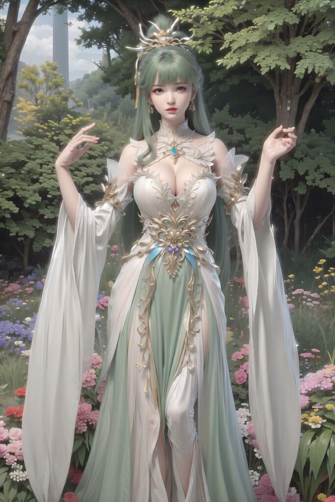 完美世界-芙蕖 - AI美女写真