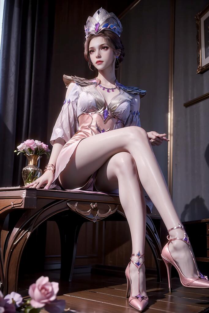 国漫女神_美腿系列 - AI美女写真