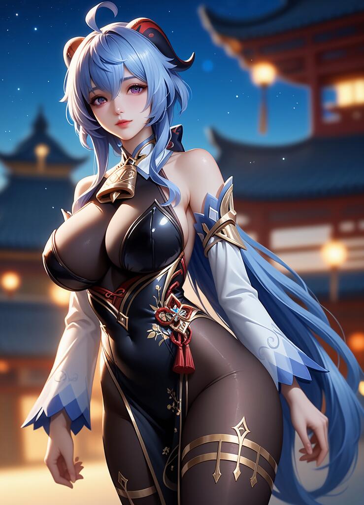 原神-甘雨 - AI美女写真