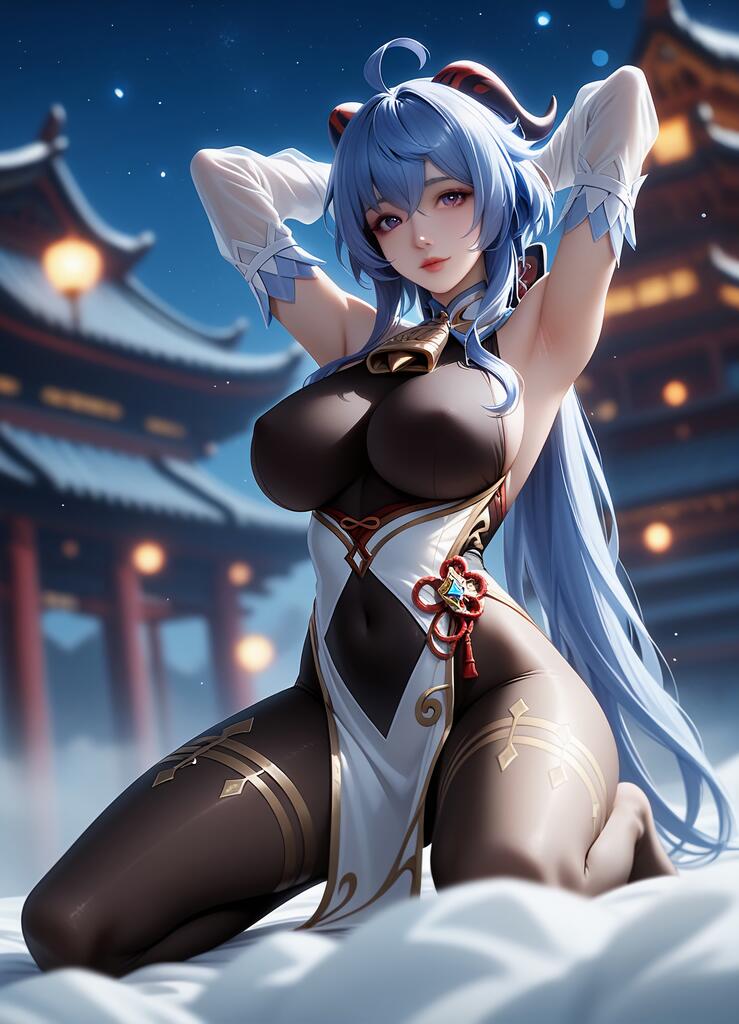 原神-甘雨 - AI美女写真