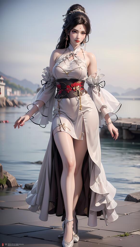 完美世界-月婵 - AI美女写真