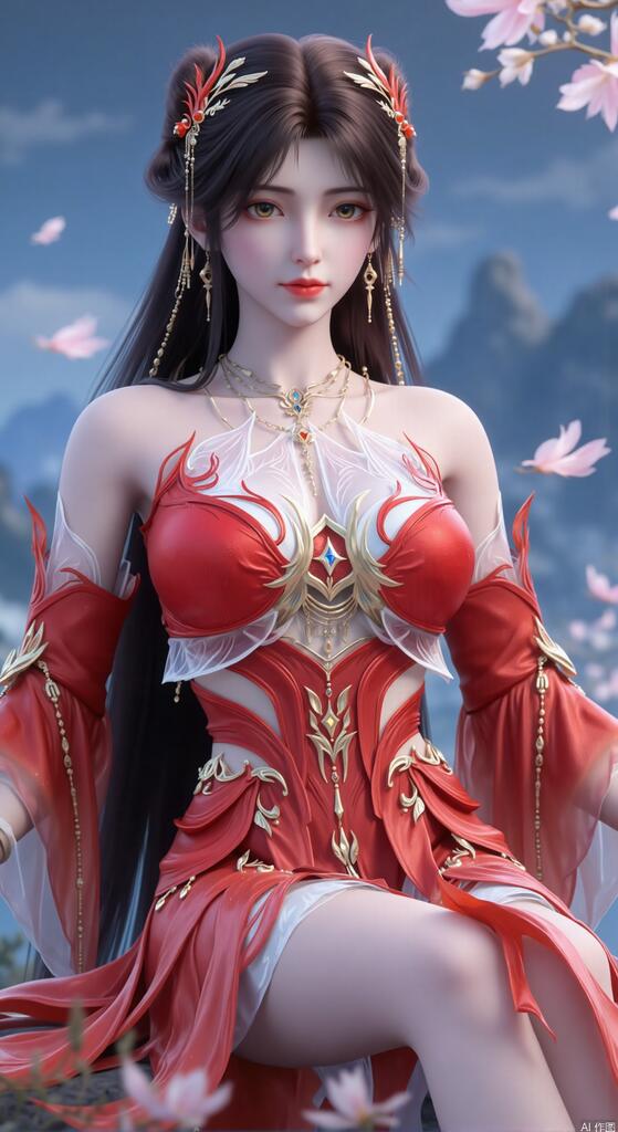 火灵儿天神装-诛仙 - AI美女写真