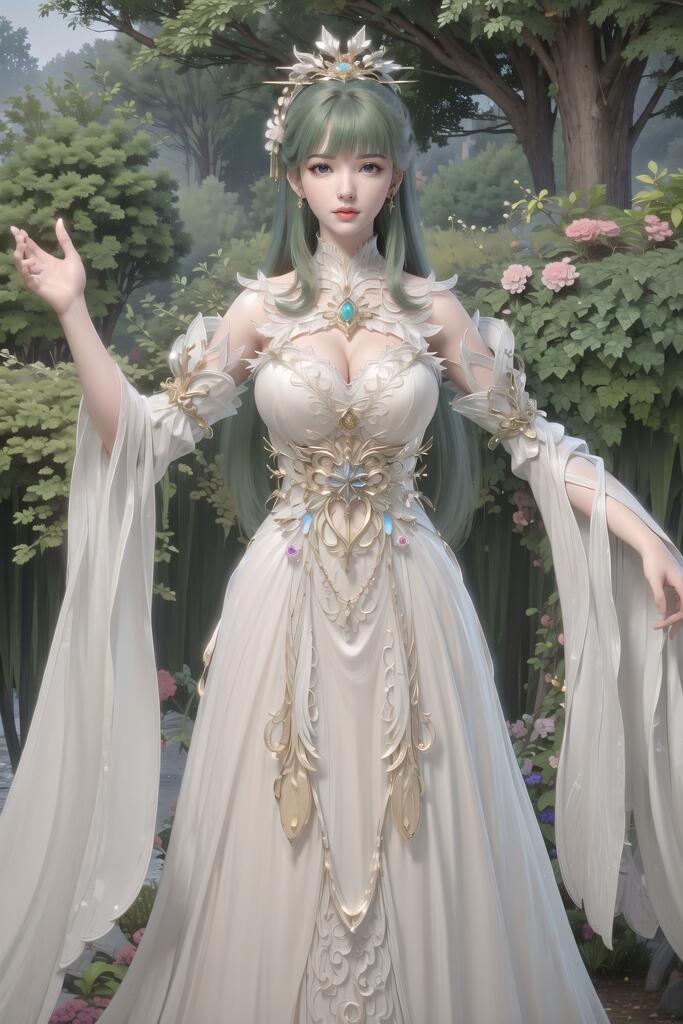 完美世界-芙蕖 - AI美女写真