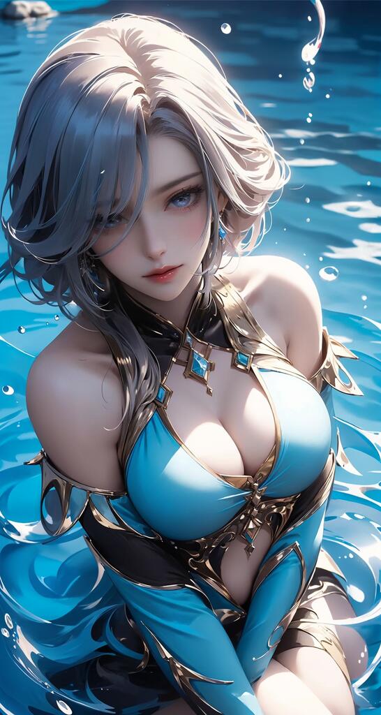 原神-申鹤 - AI美女写真