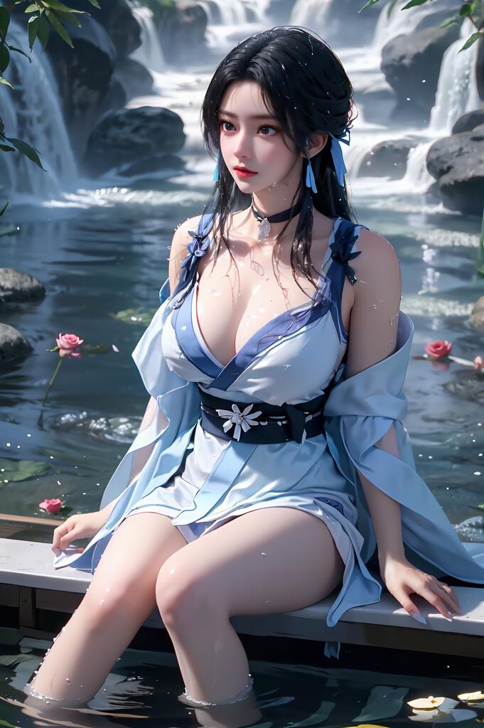 完美世界-夏幽雨 - AI美女写真