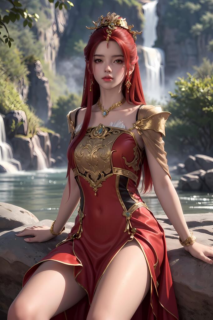 完美世界-曼珠沙华 - AI美女写真