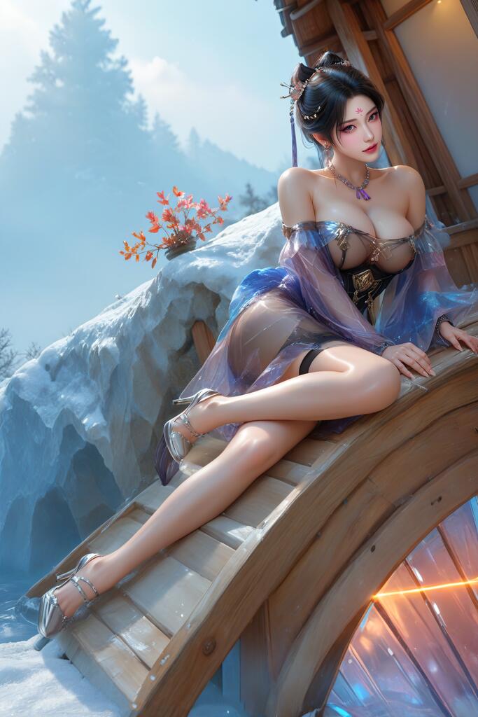 神墓-梦可儿 - AI美女写真