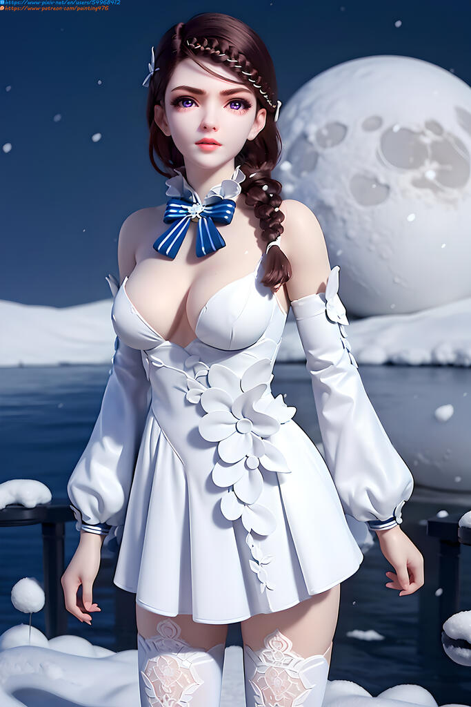 梦塔雪迷城-艾妙妙 - AI美女写真